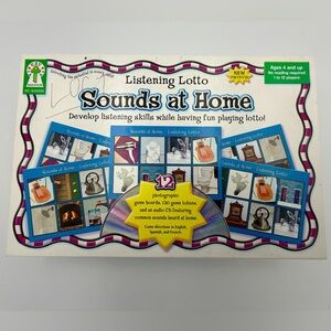 Listening Lotto “Sounds At Home” Game